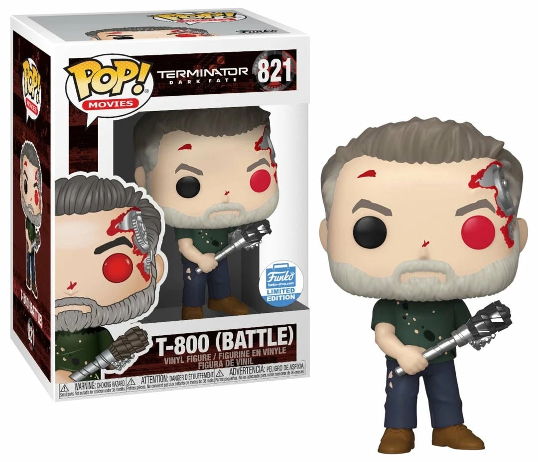 Funko! Funko POP! T-800 (BATTLE) Funko Shop Exclusive Vinyl Figure