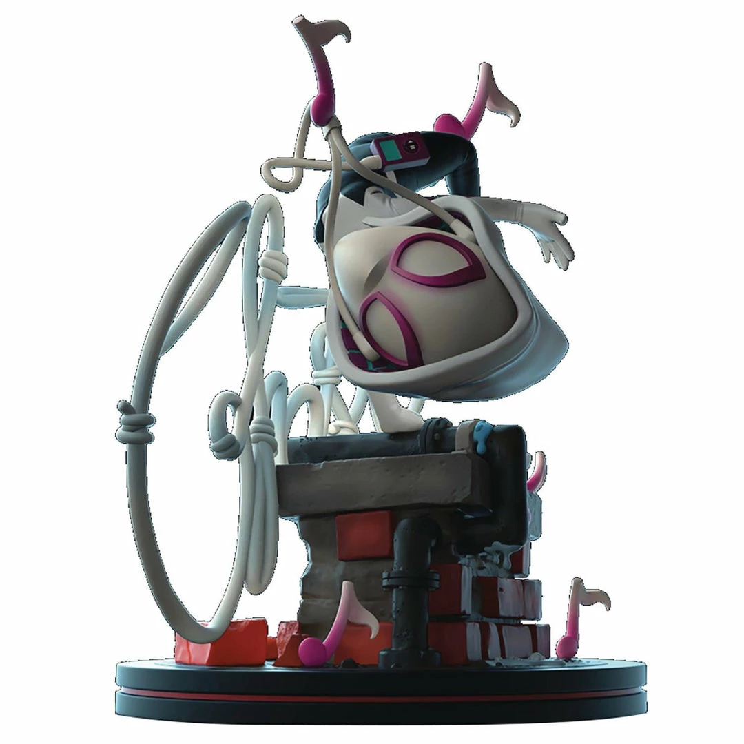 Quantum Mechanix QMX Marvel Ghost-Spider Q-Fig Collectibles