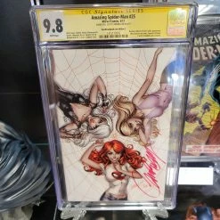 Marvel Comics Amazing Spider-Man #25 9.8 CGC Signature Series J. Scott Campbell Autograph