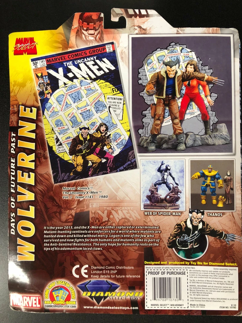 Diamond Select Marvel Select Days Of Future Past Wolverine