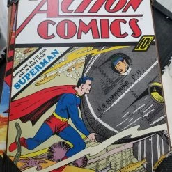 Superman Action Comics Wall Art Silver Buffalo