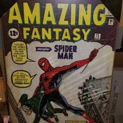 Spider-man Amazing Fantasy Issue #15 Marvel Comics Silver Buffalo Wall Art