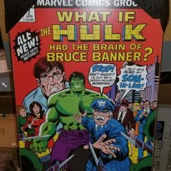 Hulk "What If' Issue #2 Marvel Comics Silver Buffalo Wall Art