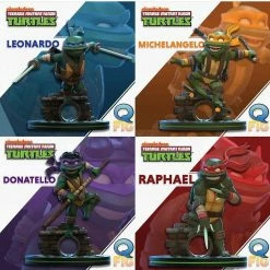 Quantum Mechanix Collectibles Teenage Mutant Ninja Turtles QMX Q-figure Set