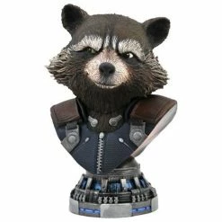 Diamond Select Marvel Legends In 3-D 1/2 Scale Rocket Raccoon Bust