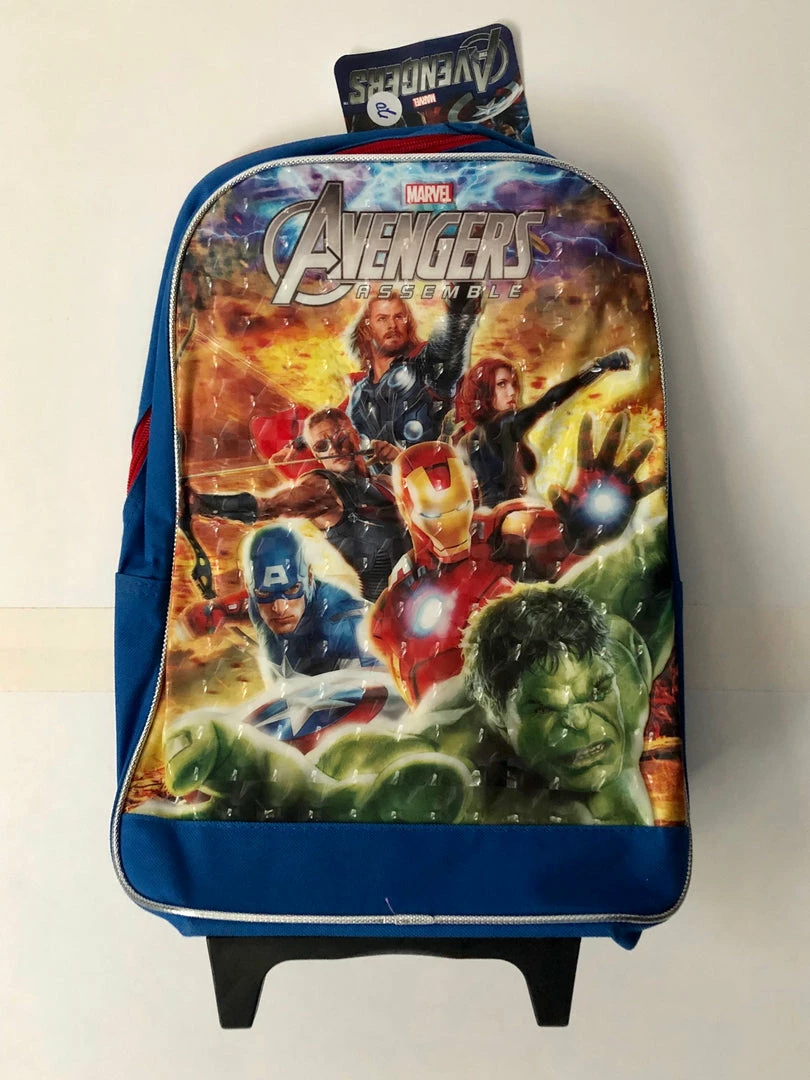 Marvel Avengers Assemble Kids Rolling Travel Bag Accessories