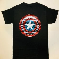 Welovefine Men’s S/S Captain America Shield Logo T-Shirt Apparel