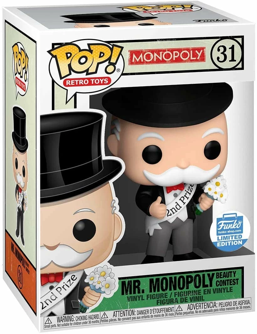 Funko POP! Mr. Monopoly Beauty Contest Funko Shop Exclusive Vinyl Figure Funko!