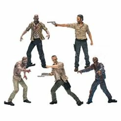 McFarlane The Walking Dead Builder Set Rick And Zombies Figure Pack