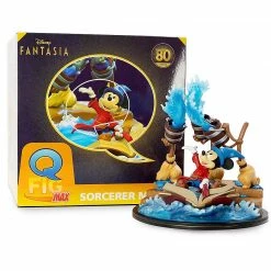 Qmx Collectibles Sorcerer Mickey Q-Fig Max – Fantasia 80th Anniversary