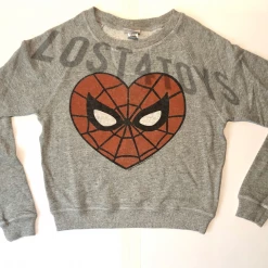 Apparel Junk Food Marvel Spider-Man Women’s Crop Sweatshirt