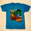 Kids Avengers S/S T-Shirt Red Decco