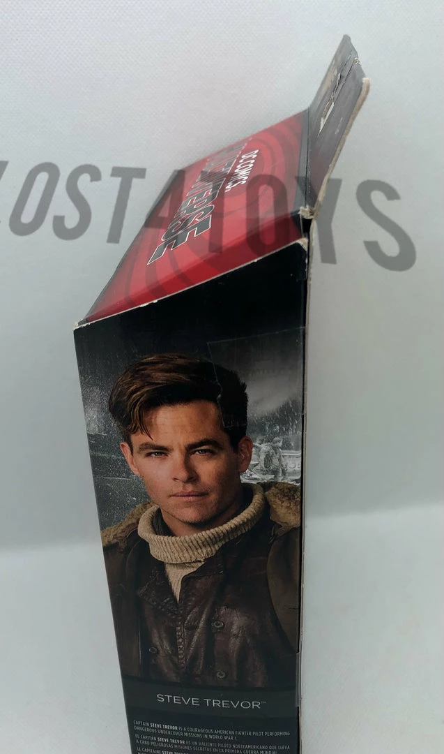 Mattel DC Multiverse Wonder Woman Steve Trevor Action Figure W/ Ares BAF