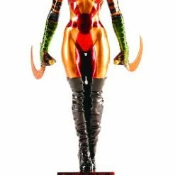 CS Moore Kabuki Faux Bronze Statue