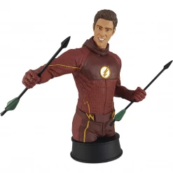 Dc Collectibles DC Icon Heroes TV Series: The Flash Training With Oliver Polystone Bust