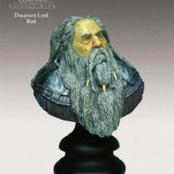Sideshow DWARVEN LORD The Lord Of The Rings: The Fellowship Of The Ring 1/4 Scale 2001 Polystone Bust