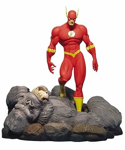 Dc Collectibles The Flash Vs. Gorilla Grood Statue Full Size Dc Direct