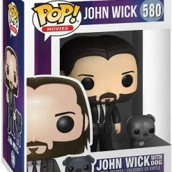 Funko! Funko Pop! Movies: John Wick - John In Black Suit With Dog Buddy