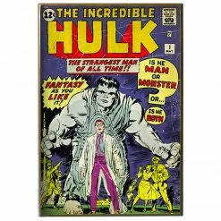 Hulk Marvel Comics Silver Buffalo Wall Art 13 X 19 Inches