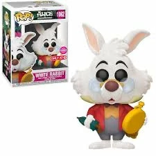 Funko POP! White Rabbit Vinyl Figure Only At Target Exclusive Flocked Funko!
