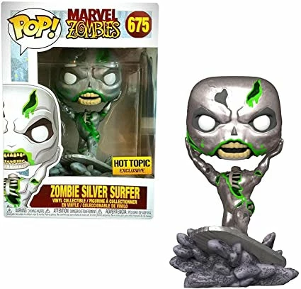 Funko! Funko POP! Marvel Zombies Hot Topic Exclusive “Zombie Silver Surfer” Vinyl Figure