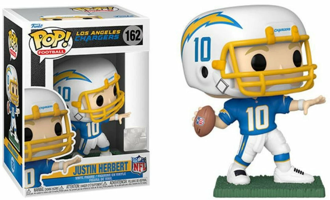Funko POP! Los Angeles Chargers “Justin Herbert” Vinyl Figure Funko!