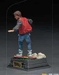 Lost 4 Toys Collectibles Statue Marty McFly On Hoverboard - Back To The Future - Art Scale 1/10 - Iron Studios