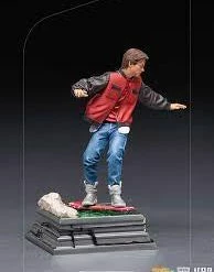 Lost 4 Toys Collectibles Statue Marty McFly On Hoverboard - Back To The Future - Art Scale 1/10 - Iron Studios