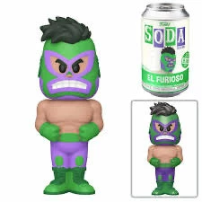 Funko! Funko Soda El Furioso HULK Lucha Libre 1:6 Chase