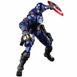 Square Enix Marvel Variant Bring Arts Captain America Deluxe Figure Collectibles