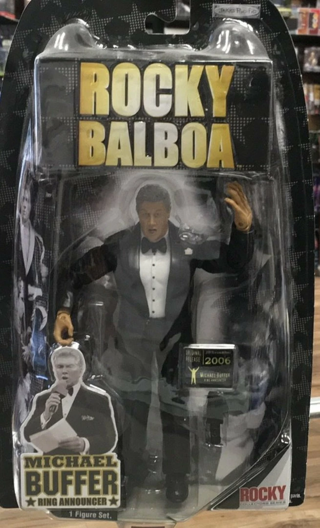Toys & Action Figures Rocky Balboa “Michael Buffer” Rocky Collector Series Jakks Pacific