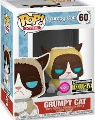 Funko POP! Grumpy Cat Vinyl Figure Flocked Entertainment Exclusive