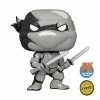 Funko POP! Michelangelo Vinyl Figure B/W Chase Px Exclusive Funko!