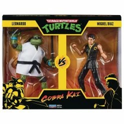 Toys & Action Figures Teenage Mutant Ninja Turtles “Leonardo” Vs Cobrai Kai “Miguel Diaz” Playmates