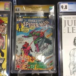 Lost 4 Toys Amazing Spider-Man #122 CGC 4.5 Signature Series Signed By Stan Lee Comics
