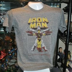 Junk Food Iron Man "Stark Industries" Junkfood Adult T-Shirt