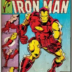 Iron Man Marvel Silver Buffalo Wall Art / Avengers